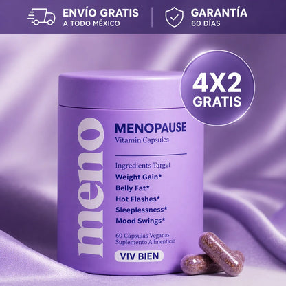 Meno™ Viv Bien | Baja de peso en menopausia de forma natural